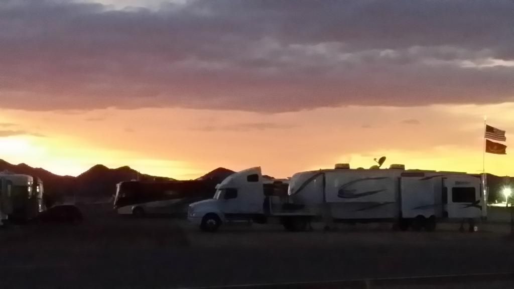 Sunset from the Rally, in Phoenix, AZ