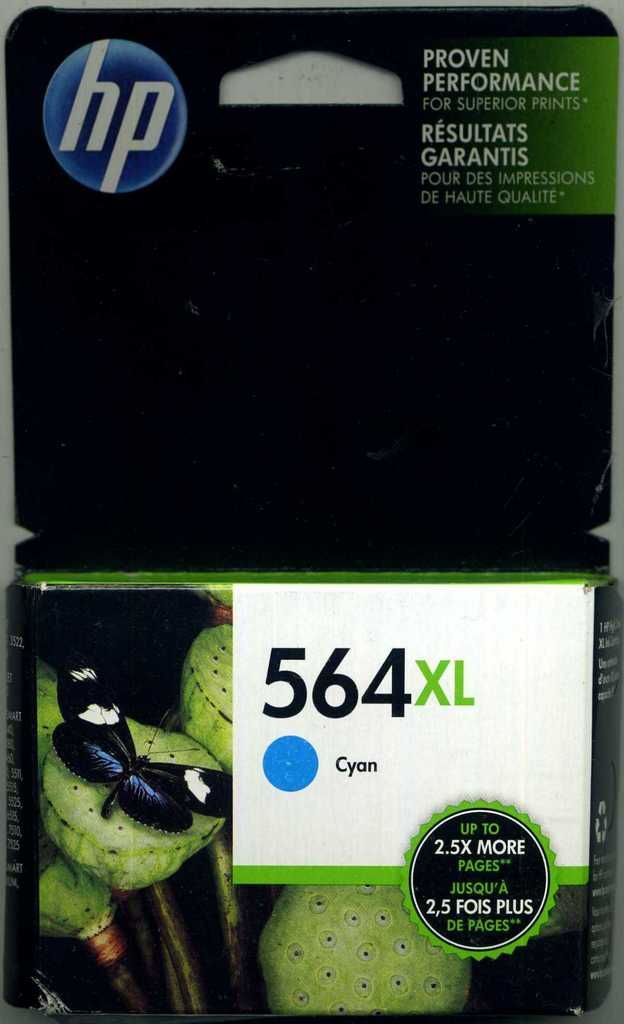 HP 564XL | Ink Cartridge | Cyan | CB323WN