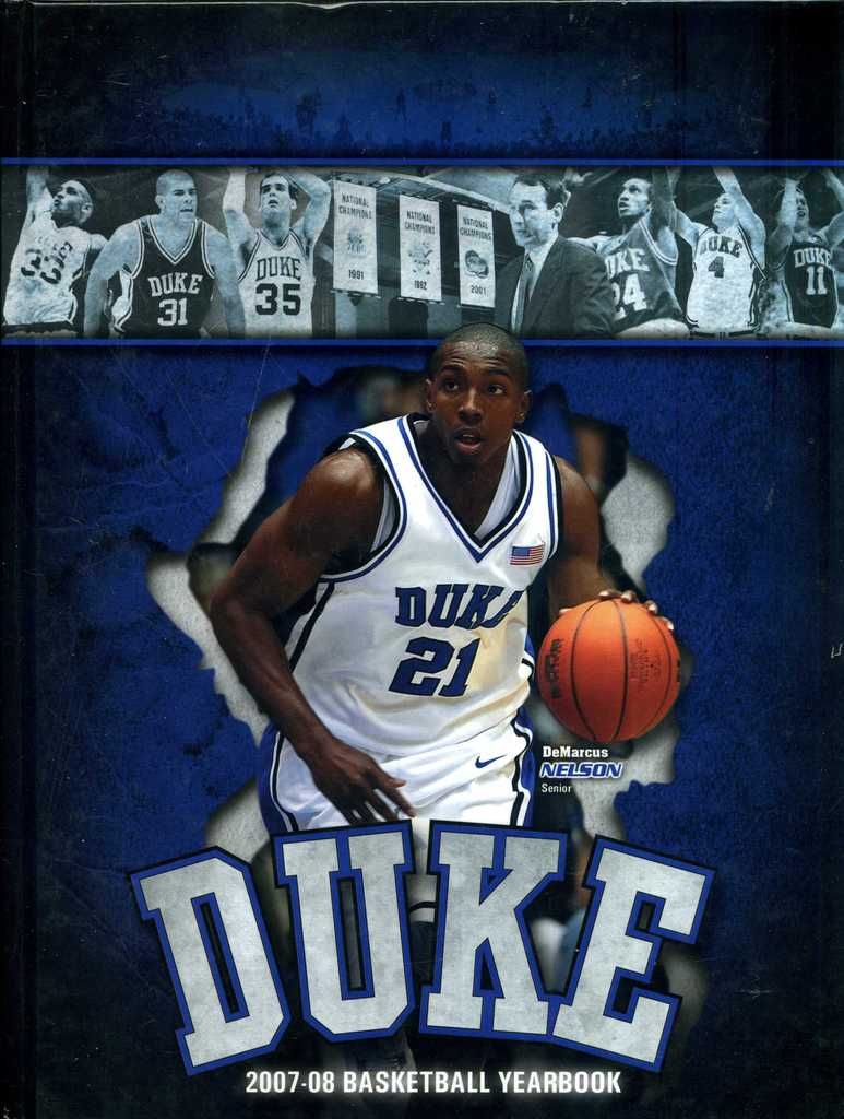 2007-08 Duke Men's Basketball Yearbook