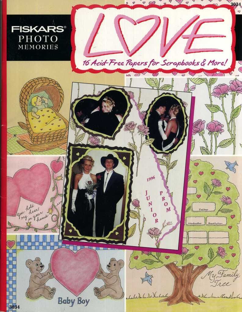 Love Vol. 3034: 16 Acid-Free Papers for Scrapbooks & More!