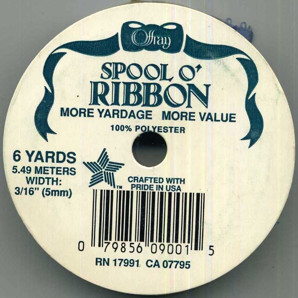 100% Polyester Spool O' Ribbon