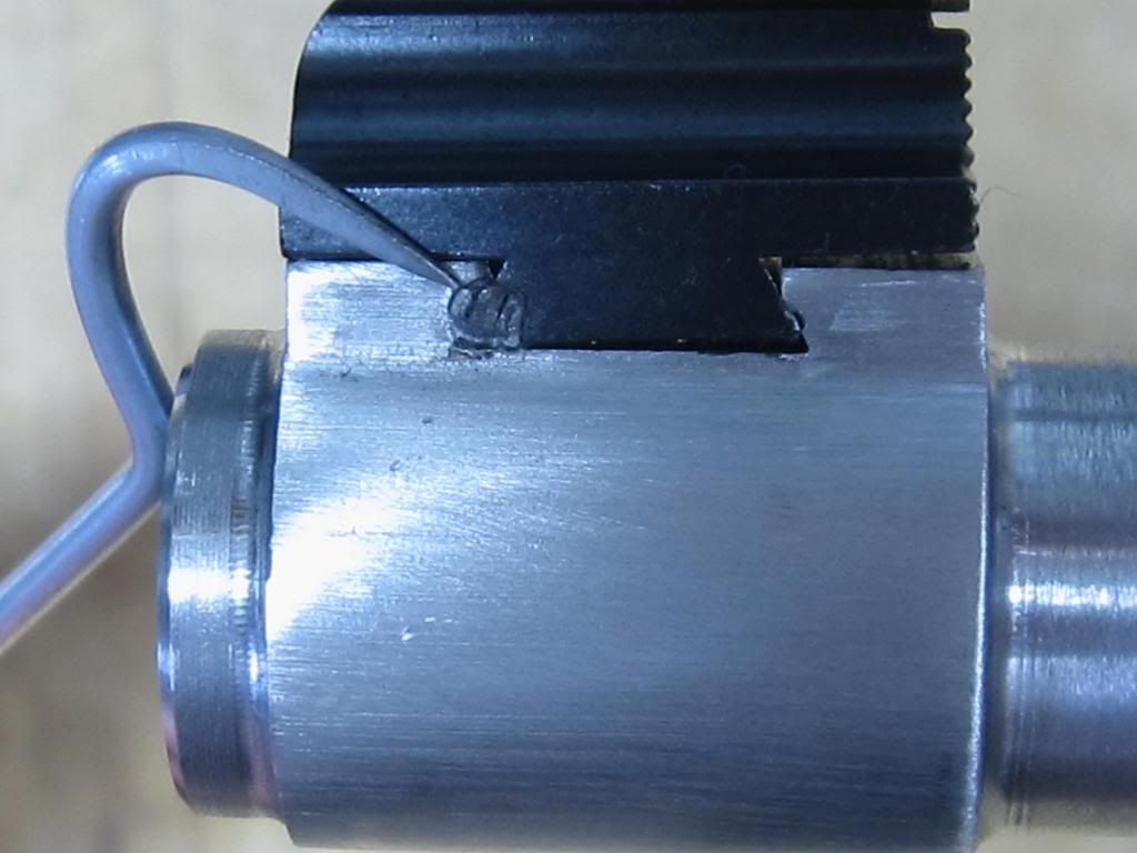 How to remove FRONT SIGHT from Ruger 10/22 takedown barrel??