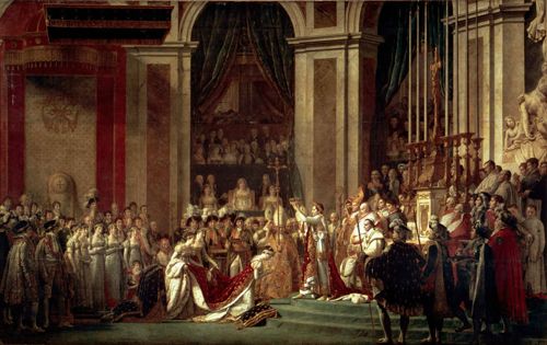 Cuadro Coronación de Napoleón