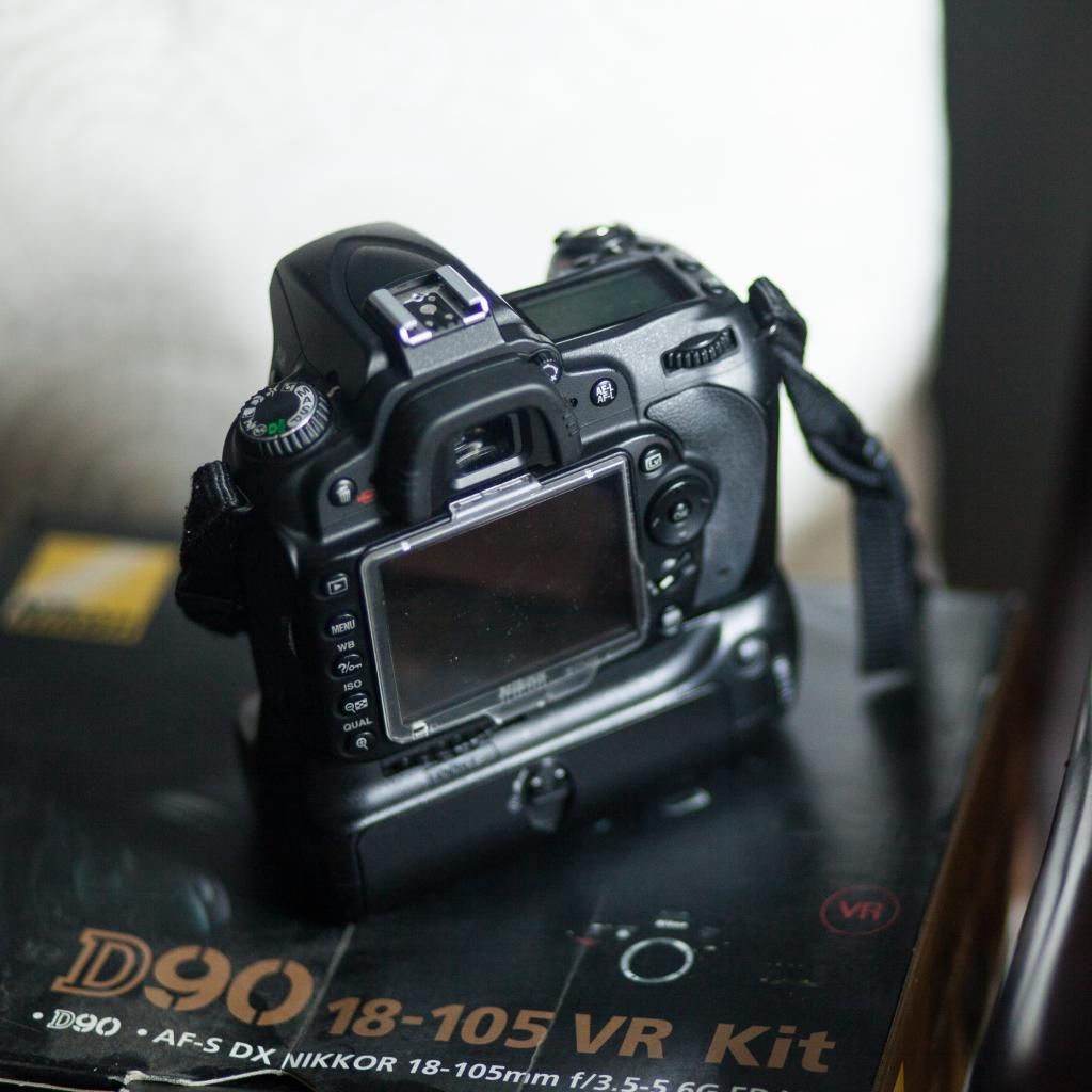 [Sài Gòn] Cần bán 1 bộ Nikon D90 + grip zin + lens Tamron 17-50 non VC - 1