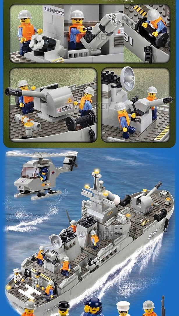 army battleship toy