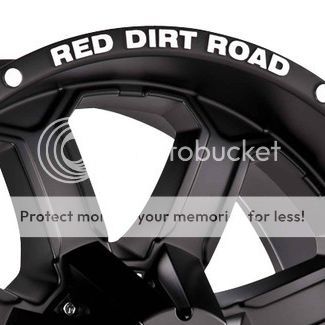 Set of 4 Red Dirt Road RDR01 20x9 6x5.5 (139.7) -12 Black wheels Chevy ...